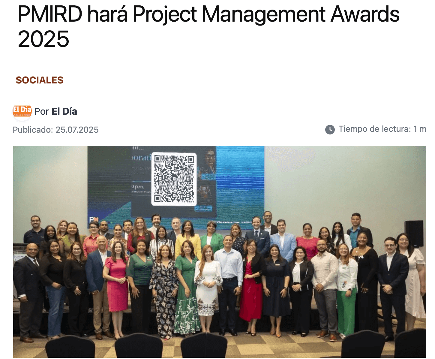 PMIRD hará Project Management Awards 25 Jul 2025-1 PMIRD hará Project Management Awards 25 Jul 2025-1